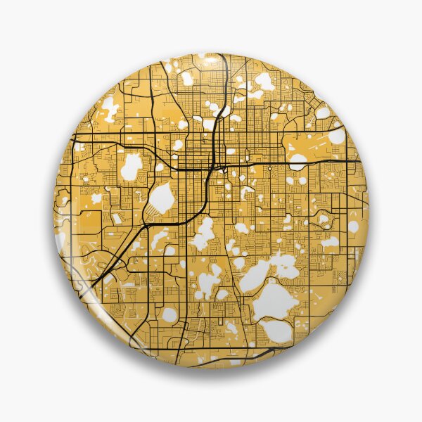 Item preview, Mapa de la ciudad de Orlando designed and sold by Jeanredhood.