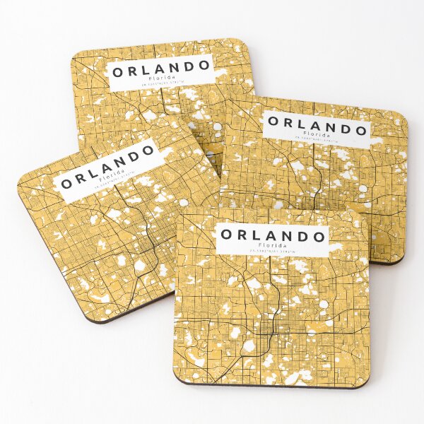 Item preview, Mapa de la ciudad de Orlando designed and sold by Jeanredhood.