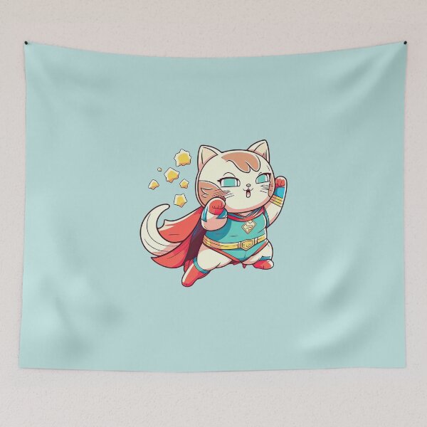 Item preview, Adventures of Superhero Cat, Feline Fury designed and sold by ultra-cute.