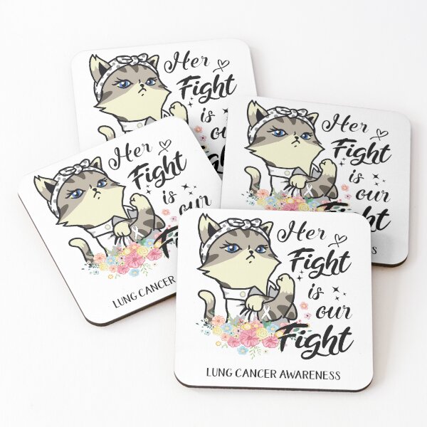 Item preview, Lung Cancer Awareness - Her Fight is our Fight designed and sold by RekaJoJo.