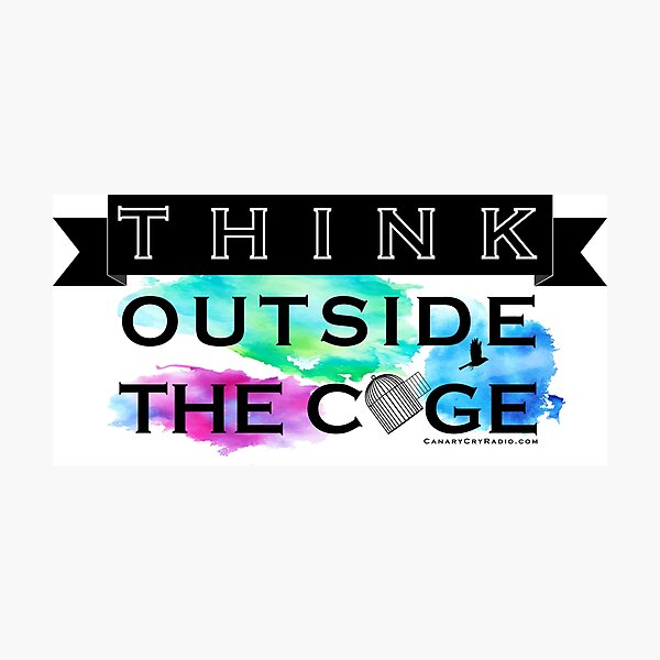 Think Outside the Cage - Colorful Photographic Print