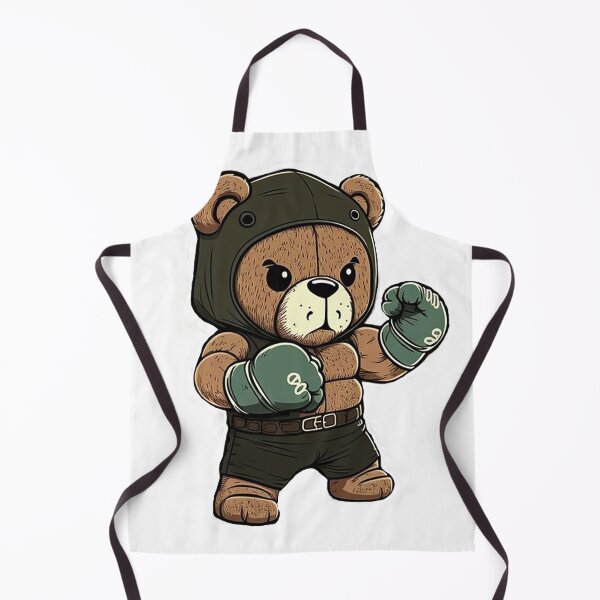 Item preview, Cool bear in old scool boxing gloves designed and sold by Maryberry96.