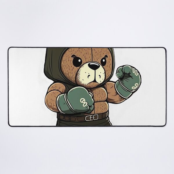 Item preview, Cool bear in old scool boxing gloves designed and sold by Maryberry96.