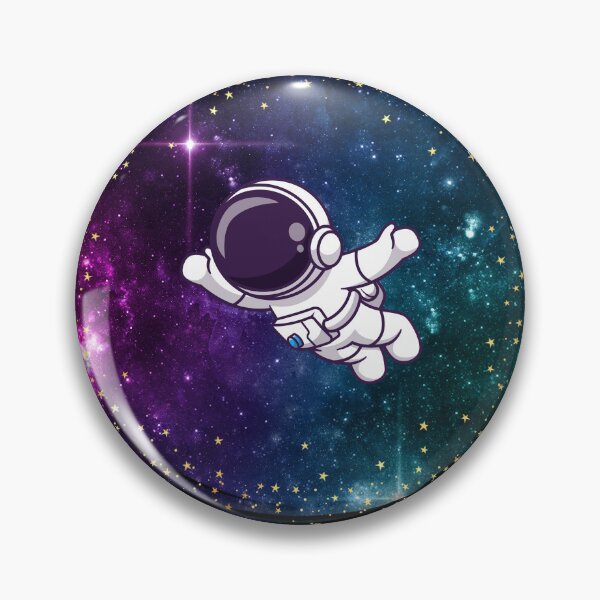 Artikelvorschau, Schwimmender Astronaut in der Galaxie entworfen und verkauft von EscapismDesigns.