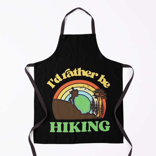 Item preview, I’d rather be hiking. the mountains are calling and i must go. mountains against a warm sunset background designed and sold by efenem.