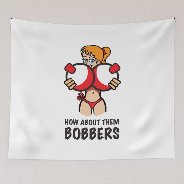 Item preview, How About Them Bobbers Funny Fishing Saying - Girl 01 designed and sold by BlueSkyTheory.