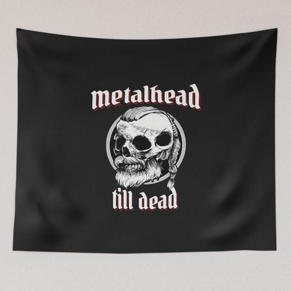 Artikelvorschau, Metalhead - till dead entworfen und verkauft von WackyWorldArt.