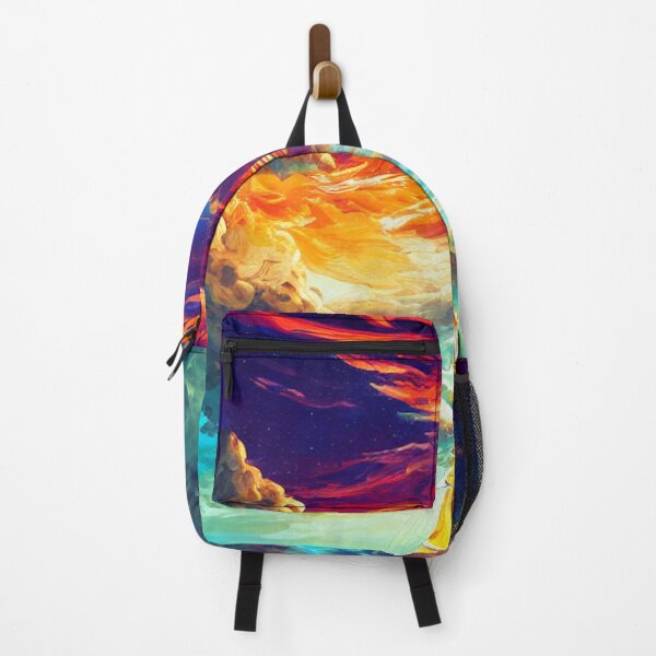Item preview, Ship Sailing in Colourful Clouds Digital Art designed and sold by ArtsyWishesShop.