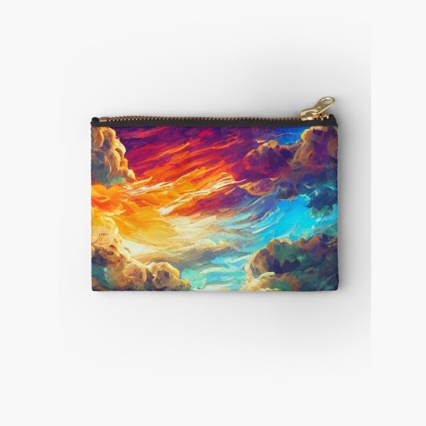 Item preview, Ship Sailing in Colourful Clouds Digital Art designed and sold by ArtsyWishesShop.