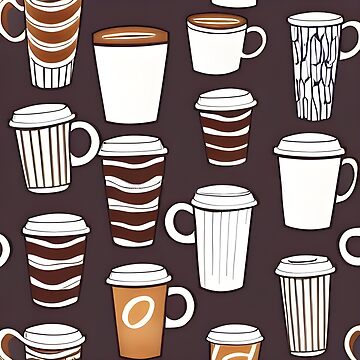 coffee time coffee lover coffee mug,coffee shop accessories and materials  Art Board Print for Sale by elbakr