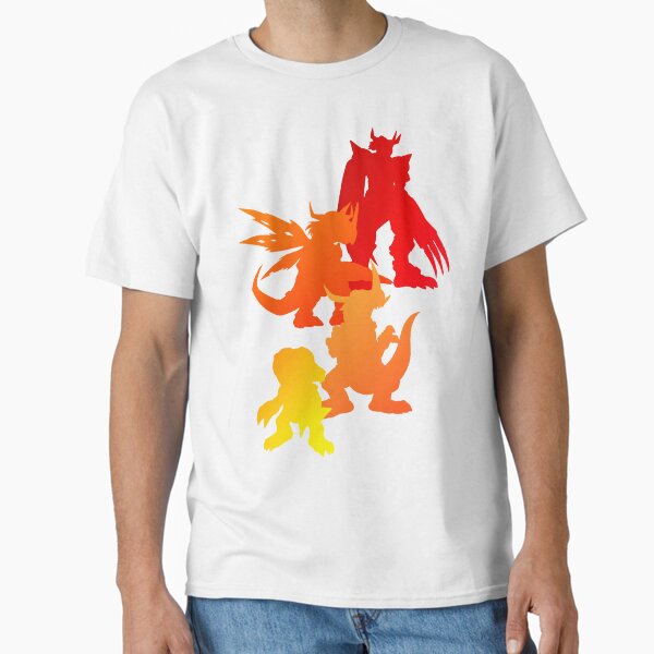 Item preview, Augumon Digimon Evolution Silhouette designed and sold by AnimeDesigns12.