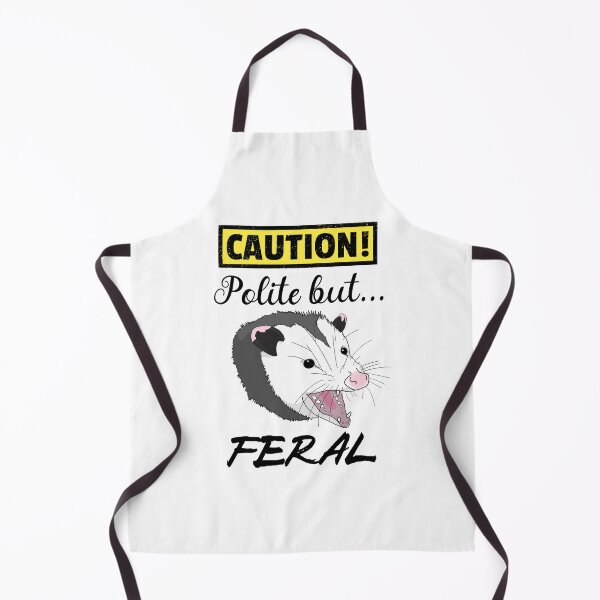 Item preview, Caution Polite But Feral designed and sold by OlivDesignsCo.