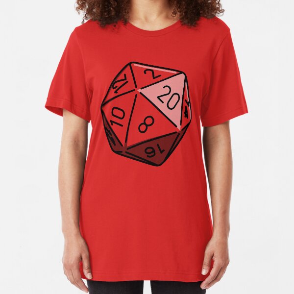Simple D20 Slim Fit T-Shirt