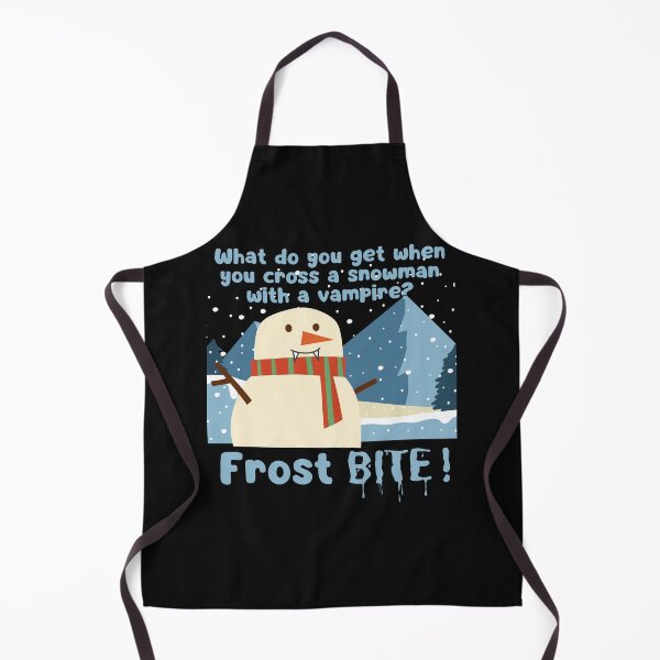 Item preview, What do you get when you cross a snowman with a vampire? Frost bite! Funny designed and sold by PellSilversmith.