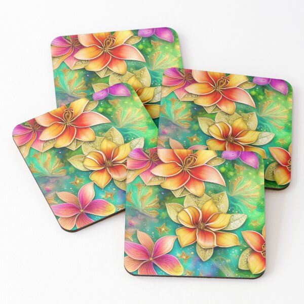 Item preview, Golden Flowers designed and sold by ArtGraffita.