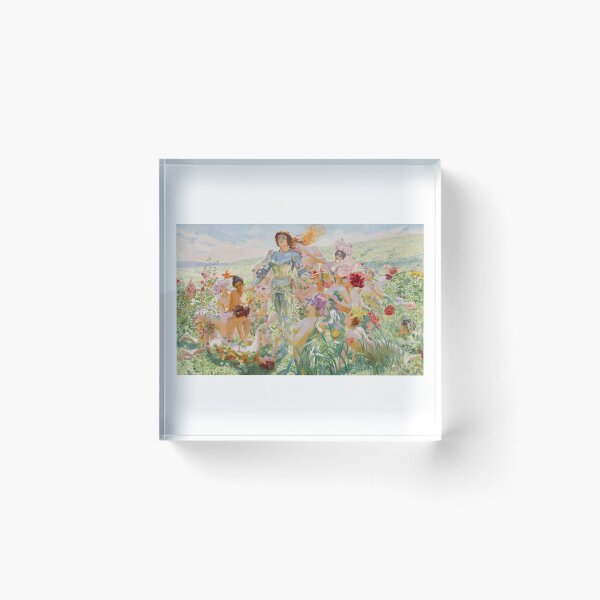 Item preview, George Antoine Rochegrosse Le Chevalier aux Fleurs ,The Flower Knight designed and sold by TeeARTHY.
