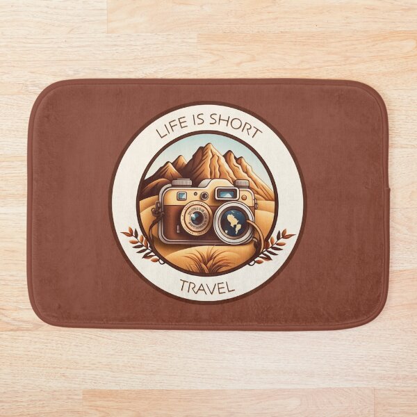 Item preview, La vida es corta, viajar designed and sold by aifuntime.