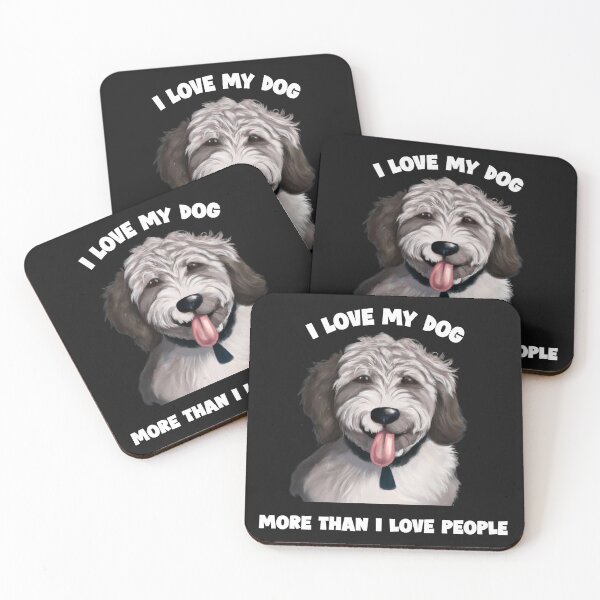 Item preview, I Love My Dog More Than I Love People designed and sold by Fentier.