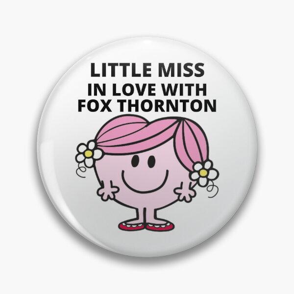 Item preview, little miss in love with fox thornton designed and sold by Sarah Swiftie.