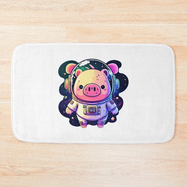 Item preview, Piggy in Space, the Oink-tastic Adventures of an Astronaut Pig designed and sold by ultra-cute.