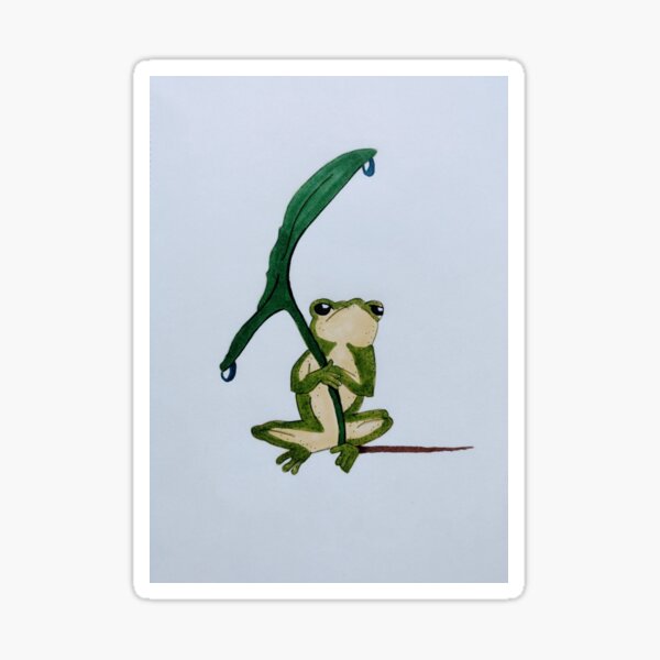 Item preview, Frog in the Rain designed and sold by McGeeDesigns.