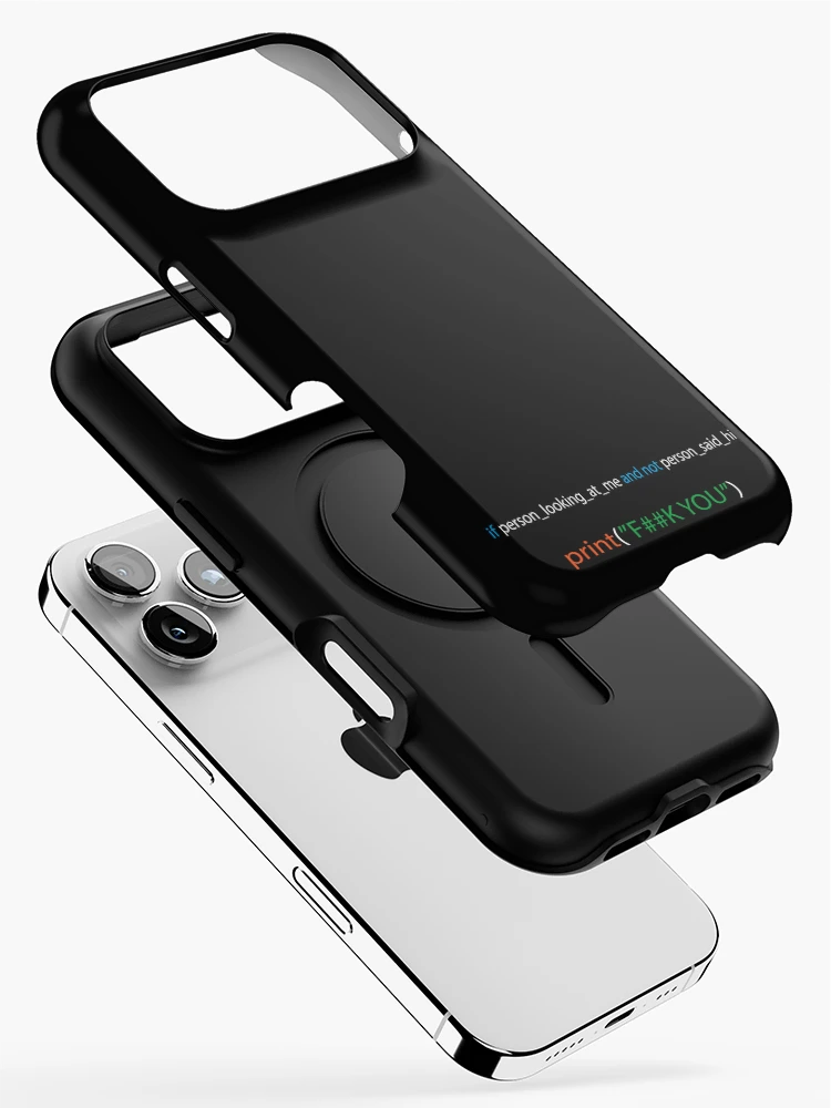 Thumbnail 2 of 4, iPhone Case, Python-ic Humor designed and sold by yxaxcx.