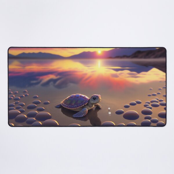 Item preview, Beautiful Turtle and the glistening shoreline designed and sold by Orianah.