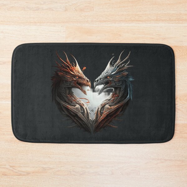 Item preview, twin battling dragons designed and sold by sammgdesign.