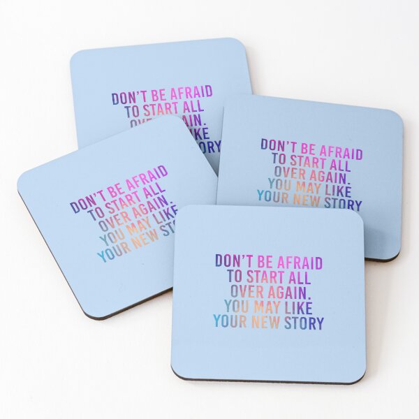Item preview, Don’t Be Afraid To Start All Over Again. You May Like Your New Story Better. designed and sold by simplife-art.