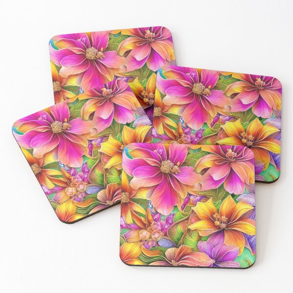 Item preview, Whimsical Flowers designed and sold by ArtGraffita.