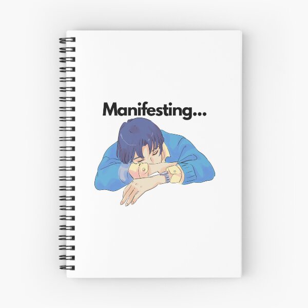 Item preview, Manifesting sleepy sleep funny Cute Anime Boy quote.  designed and sold by DetectiveDog.