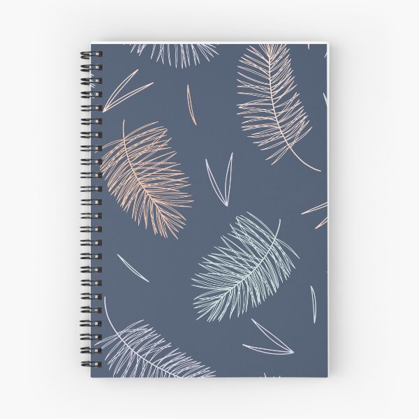 Item preview, Orange Blue Green Leaves Pattern  designed and sold by MedEla  ⭐⭐⭐⭐⭐.