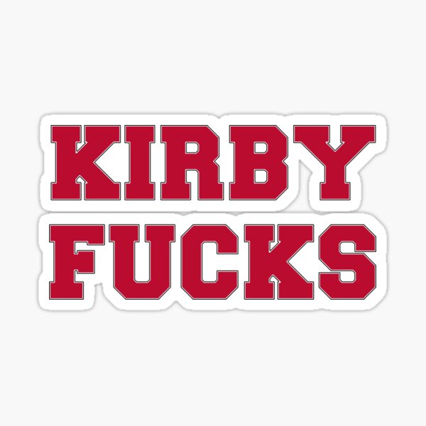 KIRBY FUCKS Sticker