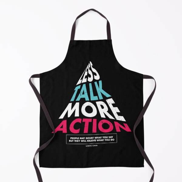 Item preview, Less Talk More Action Motivational & Inspirational Quote Design designed and sold by VIKING PROJECT.