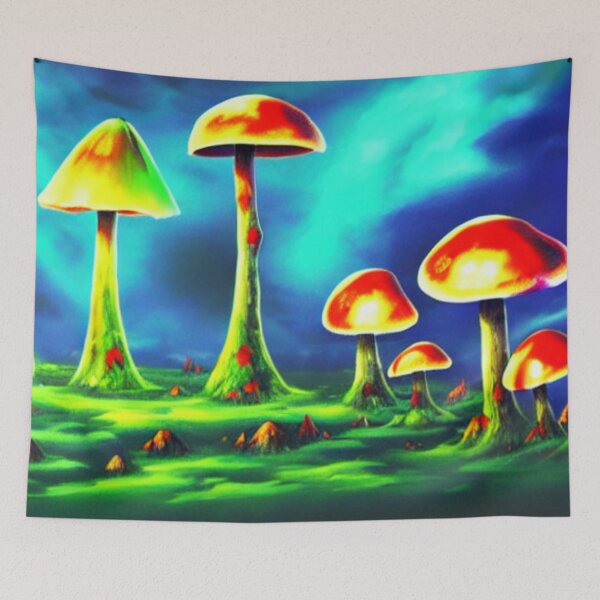 Item preview, Watercolor Mushrooms designed and sold by SquishStitches.