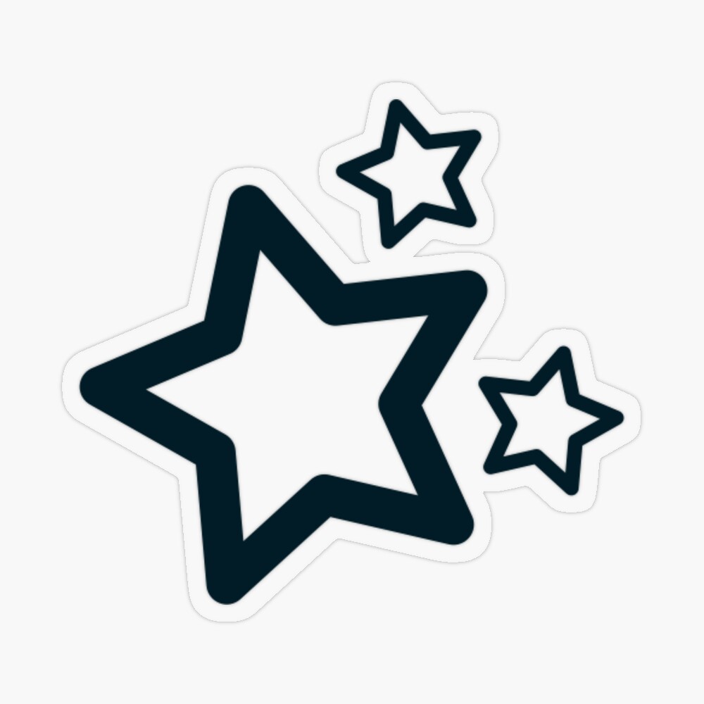 Y2K Simple Stars | Sticker