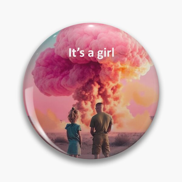 Item preview, Nuclear gender reveal designed and sold by TrippyAI.