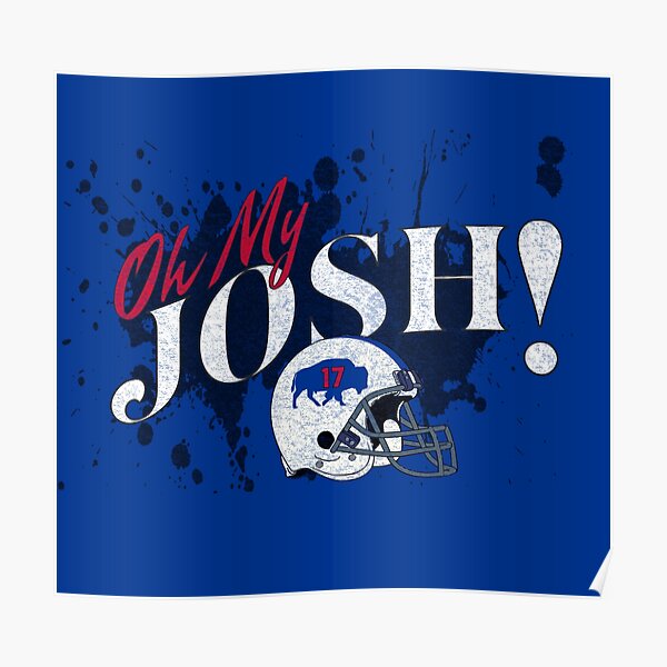 Josh Allen Riding a Buffalo - Josh Allen - Posters and Art Prints