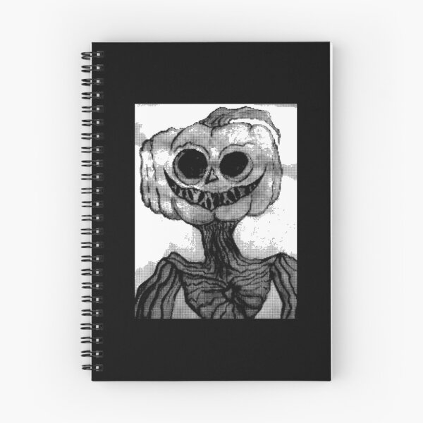 Item preview, scary creepy pumpkin head designed and sold by OneUpArtDesigns.