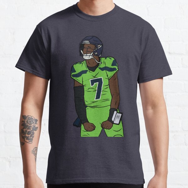 Rinkha Geno Smith Football Paper Poster Seahawks 5 T-Shirt