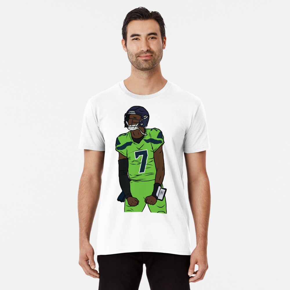 Rinkha Geno Smith Football Paper Poster Seahawks 5 T-Shirt