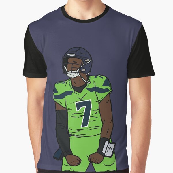 Geno Smith Football Design Poster Seahawks T-shirt