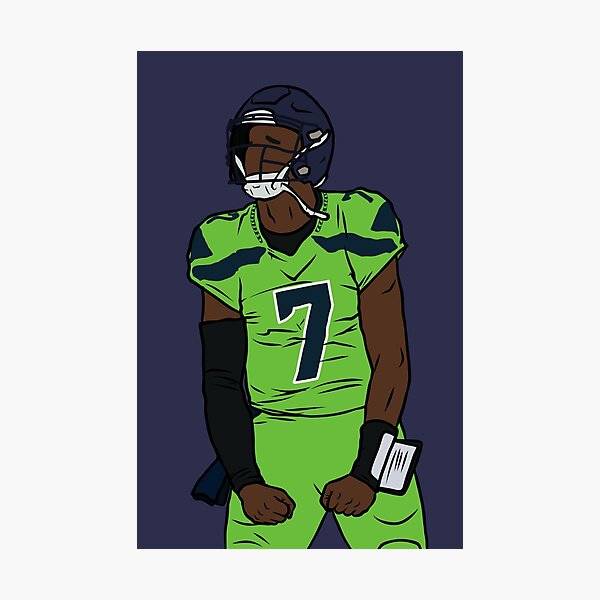 Dk Metcalf Number 14 metcalf receive the ball Photographic Print for Sale by HelenaHalvorson