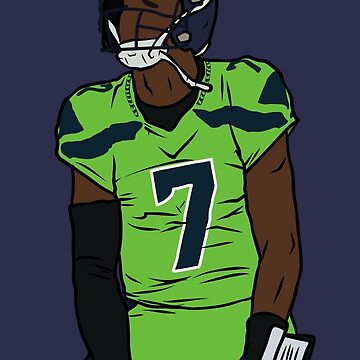 Geno Smith Football Paper Poster Seahawks 3 - Geno Smith - Posters and Art  Prints