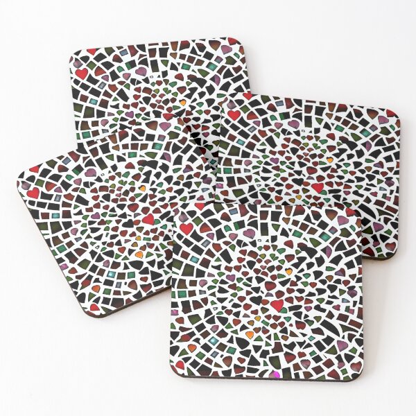 Artikelvorschau, Mosaik mit etwas Herz entworfen und verkauft von AbstraktTheArt.