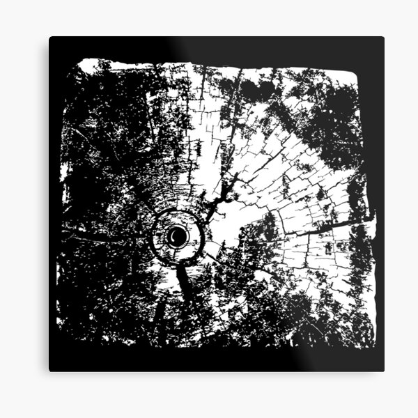 Cracked Wood Creature - Shee Texture / Pattern Metal Print