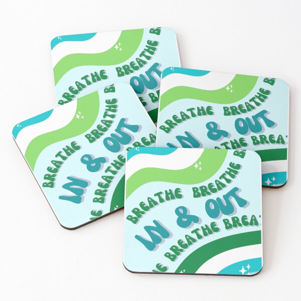 Item preview, "breathe in, breathe out" art print designed and sold by beccamb.