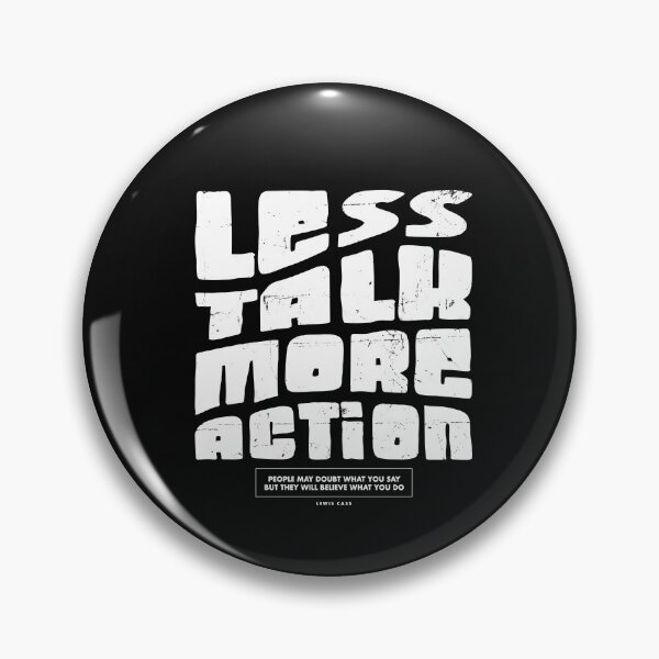 Item preview, Less Talk More Action Motivational & Inspirational Quote Design designed and sold by VIKING  PROJECT.