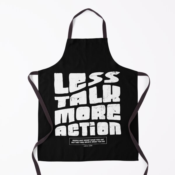 Item preview, Less Talk More Action Motivational & Inspirational Quote Design designed and sold by VIKING PROJECT.