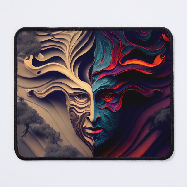 Item preview, Abstract Face mask designed and sold by AiBroughtToLife.